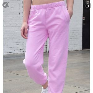 Bubblegum Pink Brandy Melville Sweatpants!